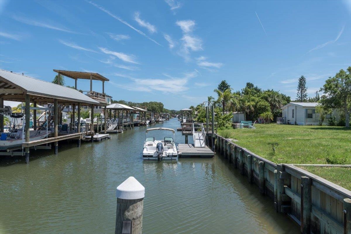 6342 Salado Road St. Augustine, FL 32080 - Photo 47 of 74 a view of a lake with houses in back