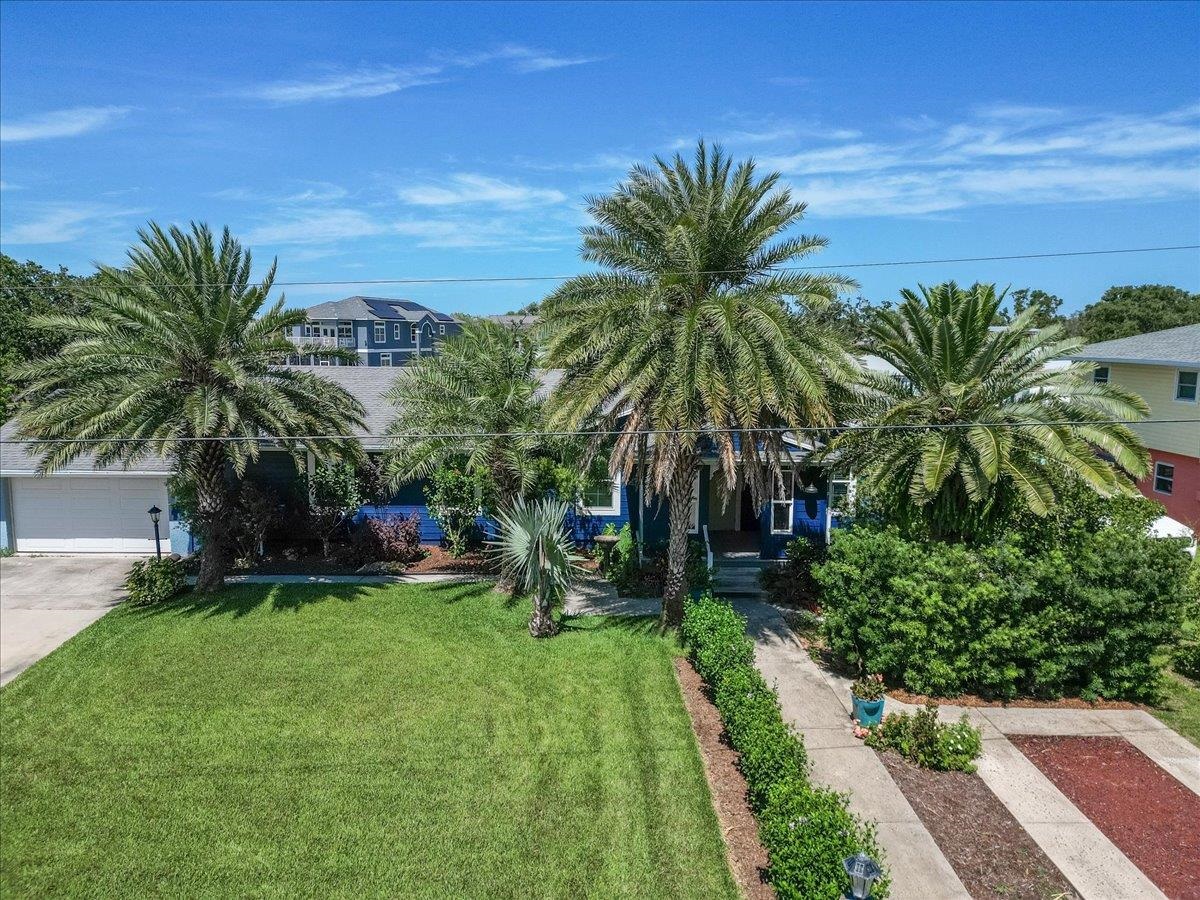 6342 Salado Road St. Augustine, FL 32080 - Photo 61 of 74 a view of a backyard with a garden