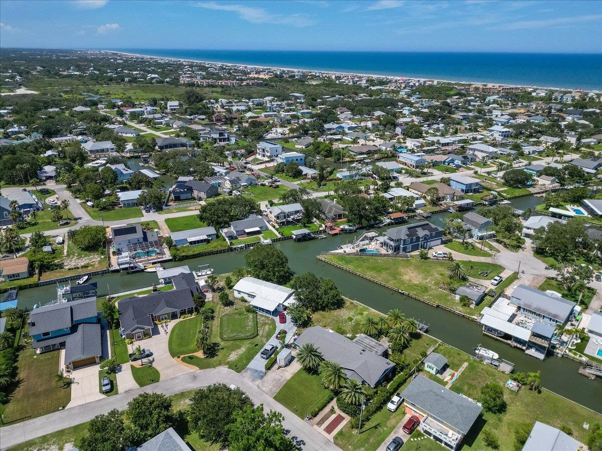 6342 Salado Road St. Augustine, FL 32080 - Photo 64 of 74 an aerial view of residential houses with outdoor space and trees