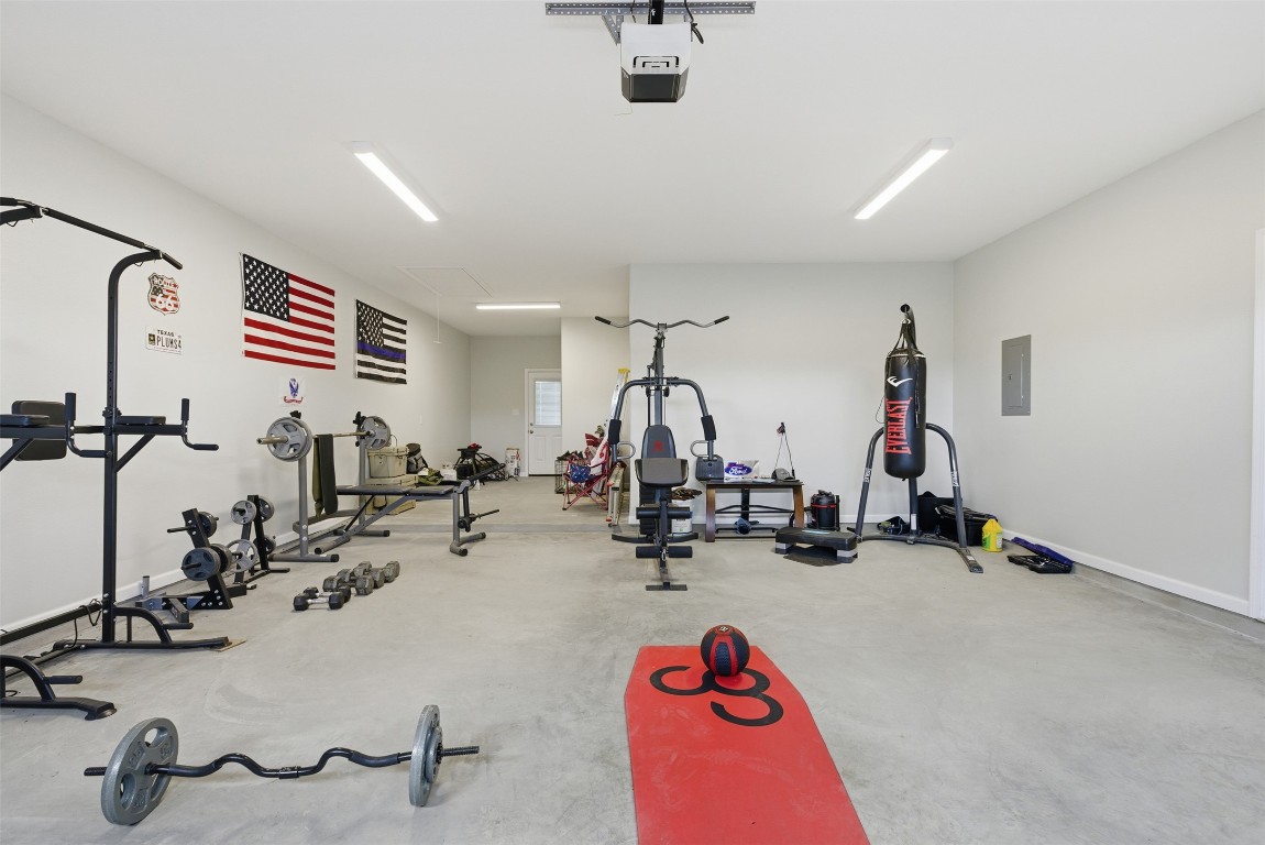 152 Spring Hollow Trail Smithville, TX 78957 - Photo 12 of 17 a view of a room with gym equipment