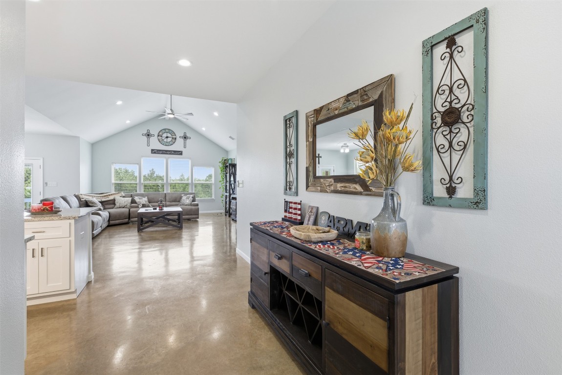 152 Spring Hollow Trail Smithville, TX 78957 - Photo 16 of 17 a living room with furniture and a large window