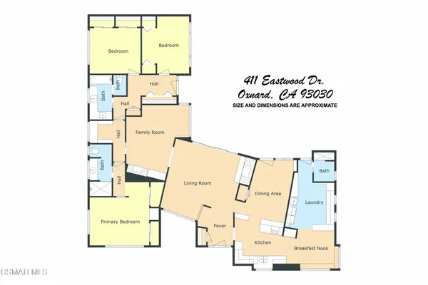 $925,000 | 411 Eastwood Drive, Oxnard, CA 93030