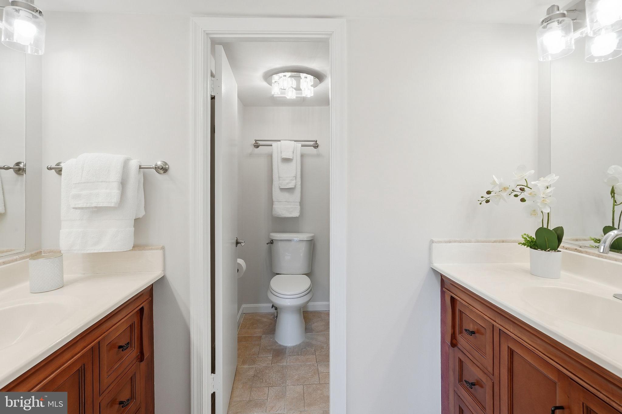 8647 Hawk Run Terrace Gaithersburg, MD 20886 - Photo 11 of 22 Primary Bathroom with Dual Counters