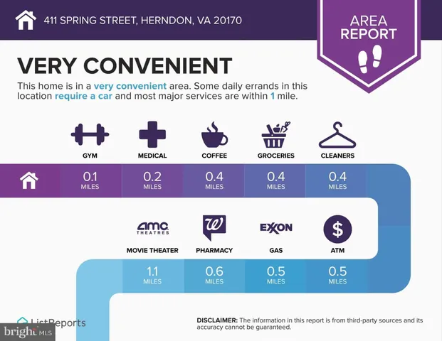 $790,000 | 411 Spring Street, Herndon, VA 20170