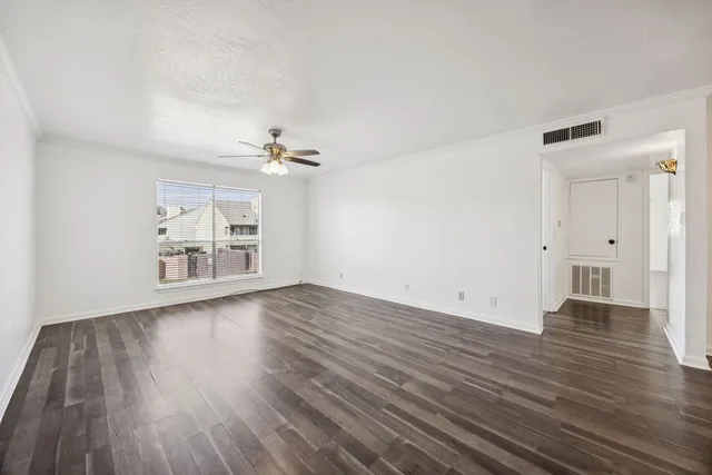 wooden floor in an empty room
