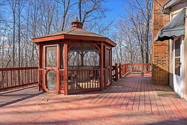 a view of front door of house