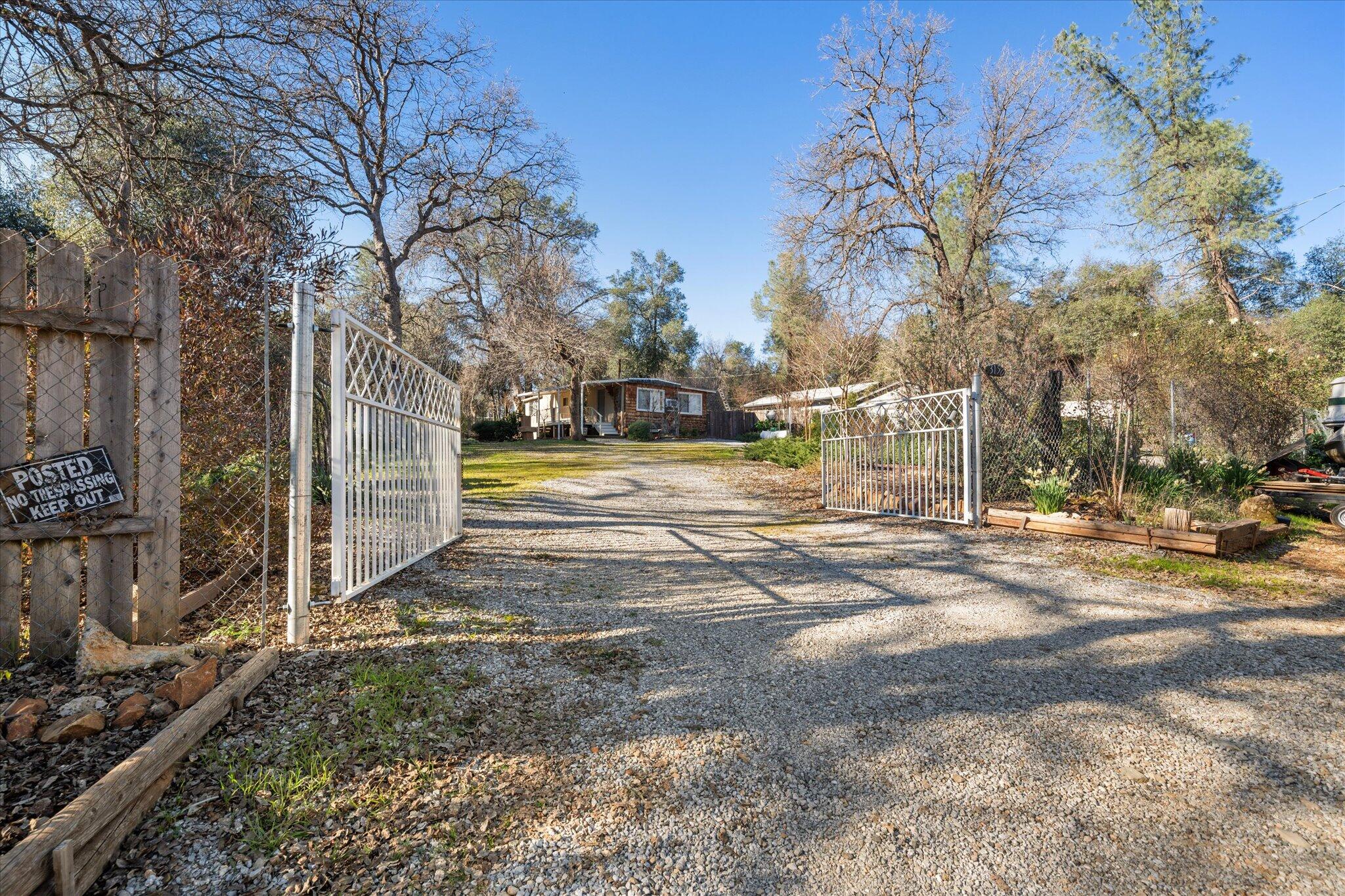 3150 Haley Lane Redding, CA 96003 - Photo 22 of 23 a view of a yard with trees on the road