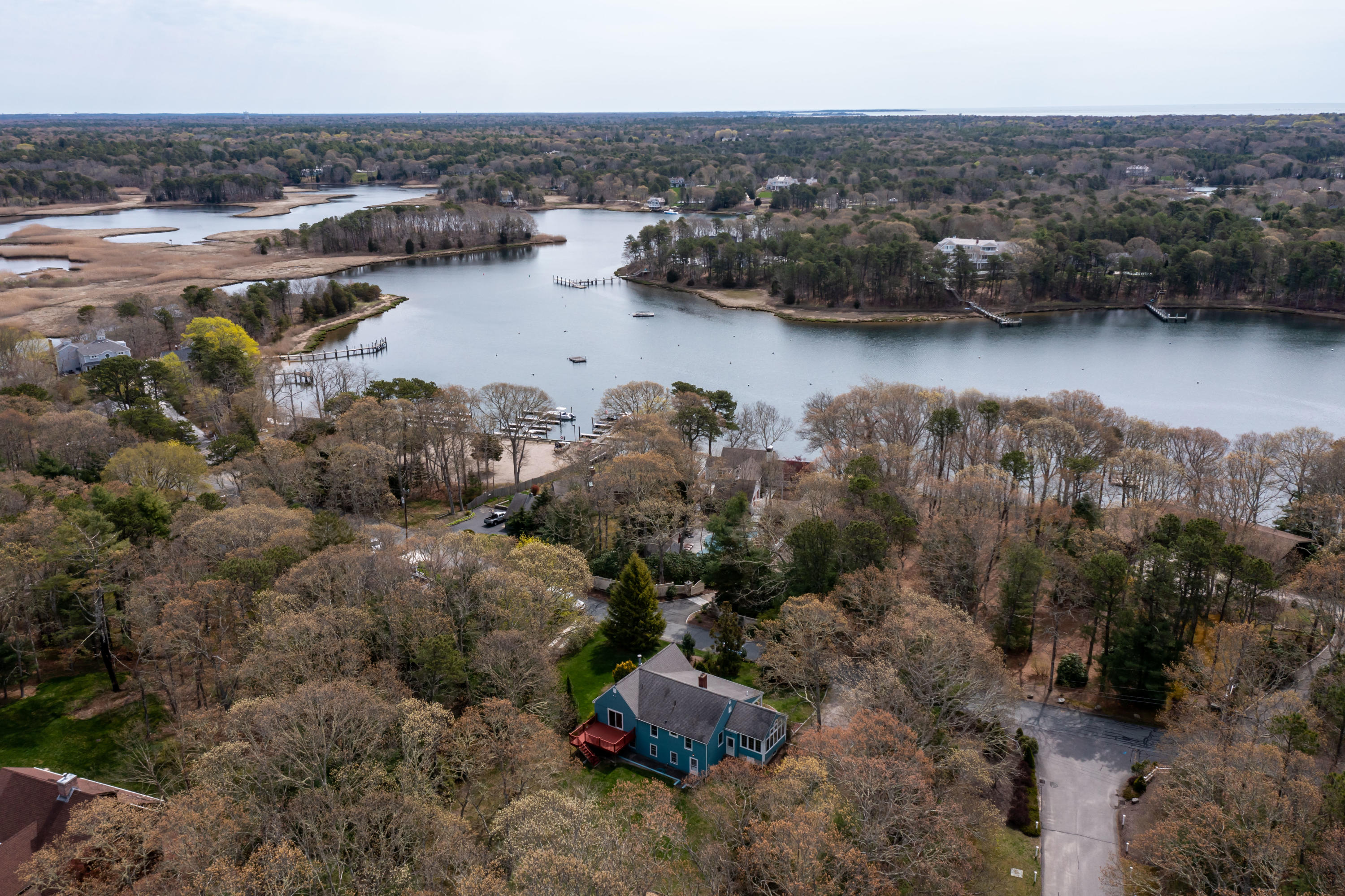 194 Cedar Tree Neck Road Marstons Mills, MA 02648 - Photo 32 of 58 Aerial Prince cove