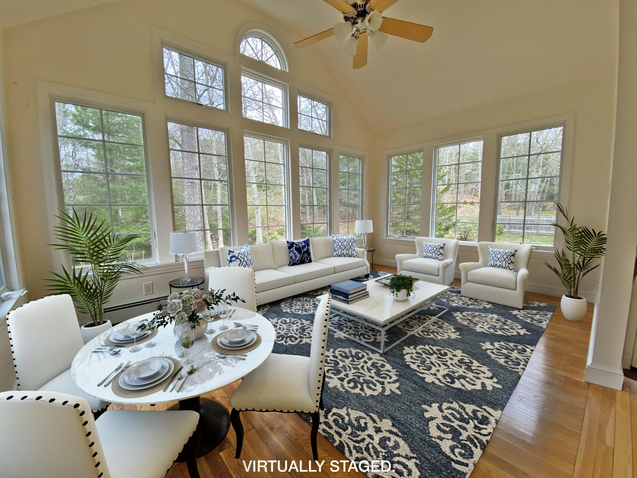 194 Cedar Tree Neck Road Marstons Mills, MA 02648 - Photo 6 of 58 great room virt staged
