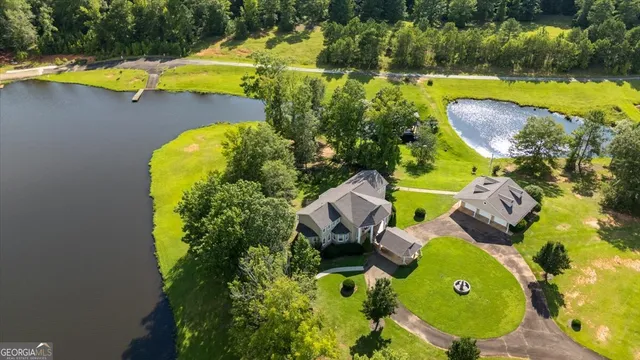 a view of a swimming pool and outdoor space