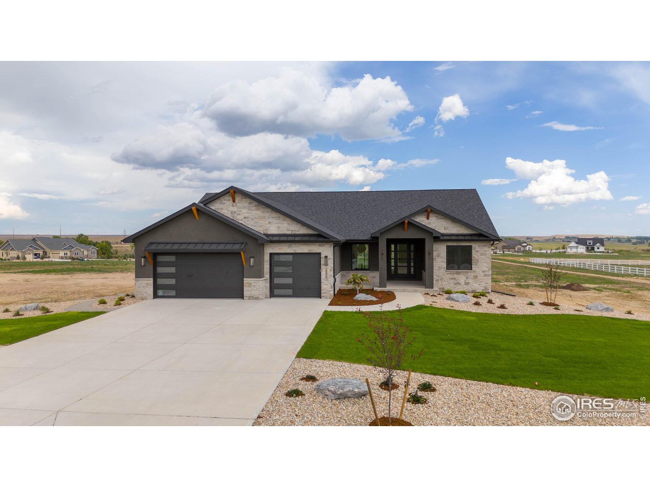 3806 Bridle Ridge Circle Severance, CO 80524 - Photo 11 of 13 a house view with a garden space