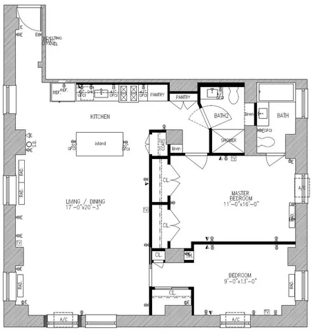 $1,175,000 | 315 West 23rd Street, Unit 10F | Chelsea