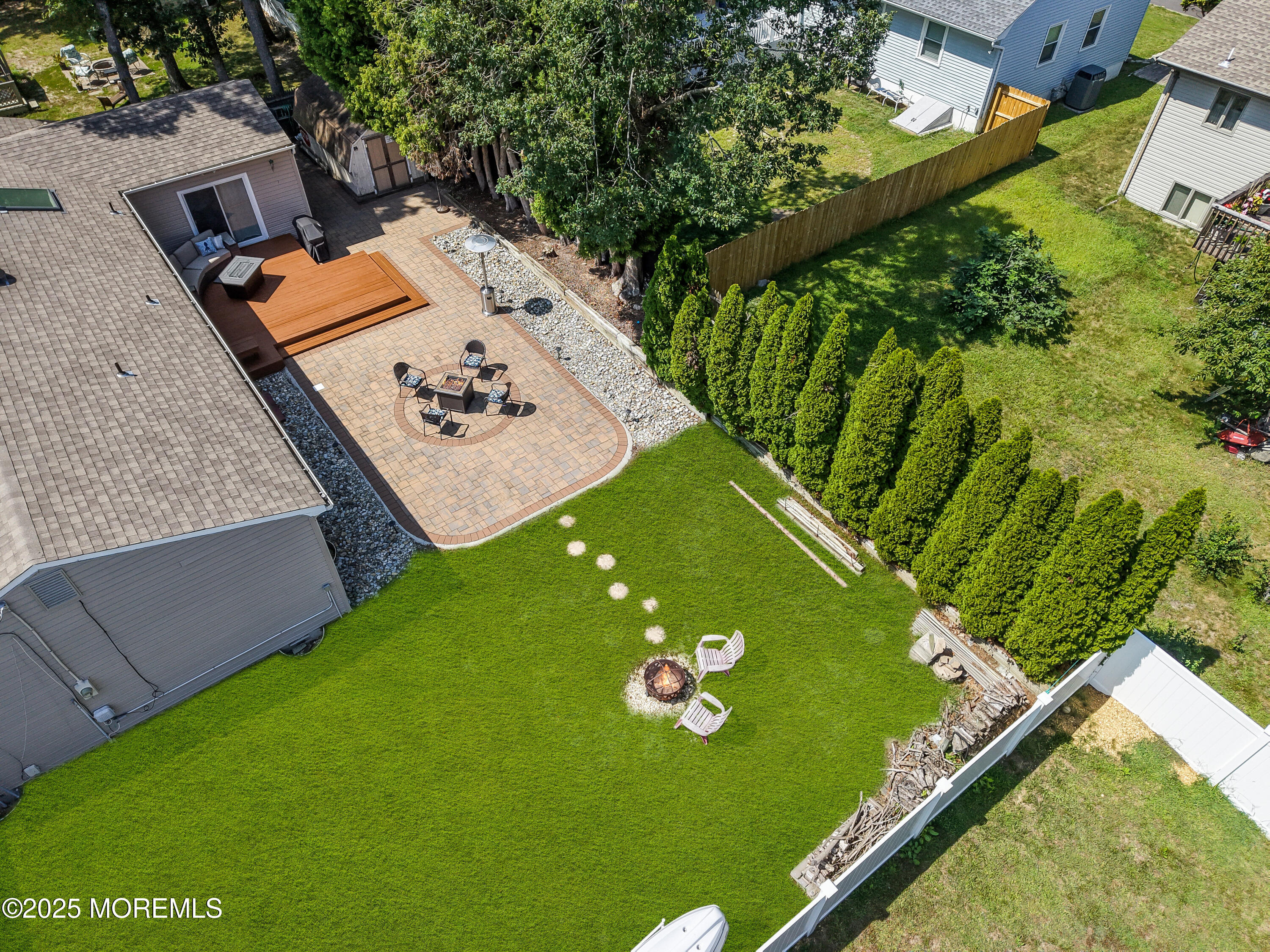 810 Devon Street Forked River, NJ 08731 - Photo 31 of 43 a view of a wooden floor and a yard