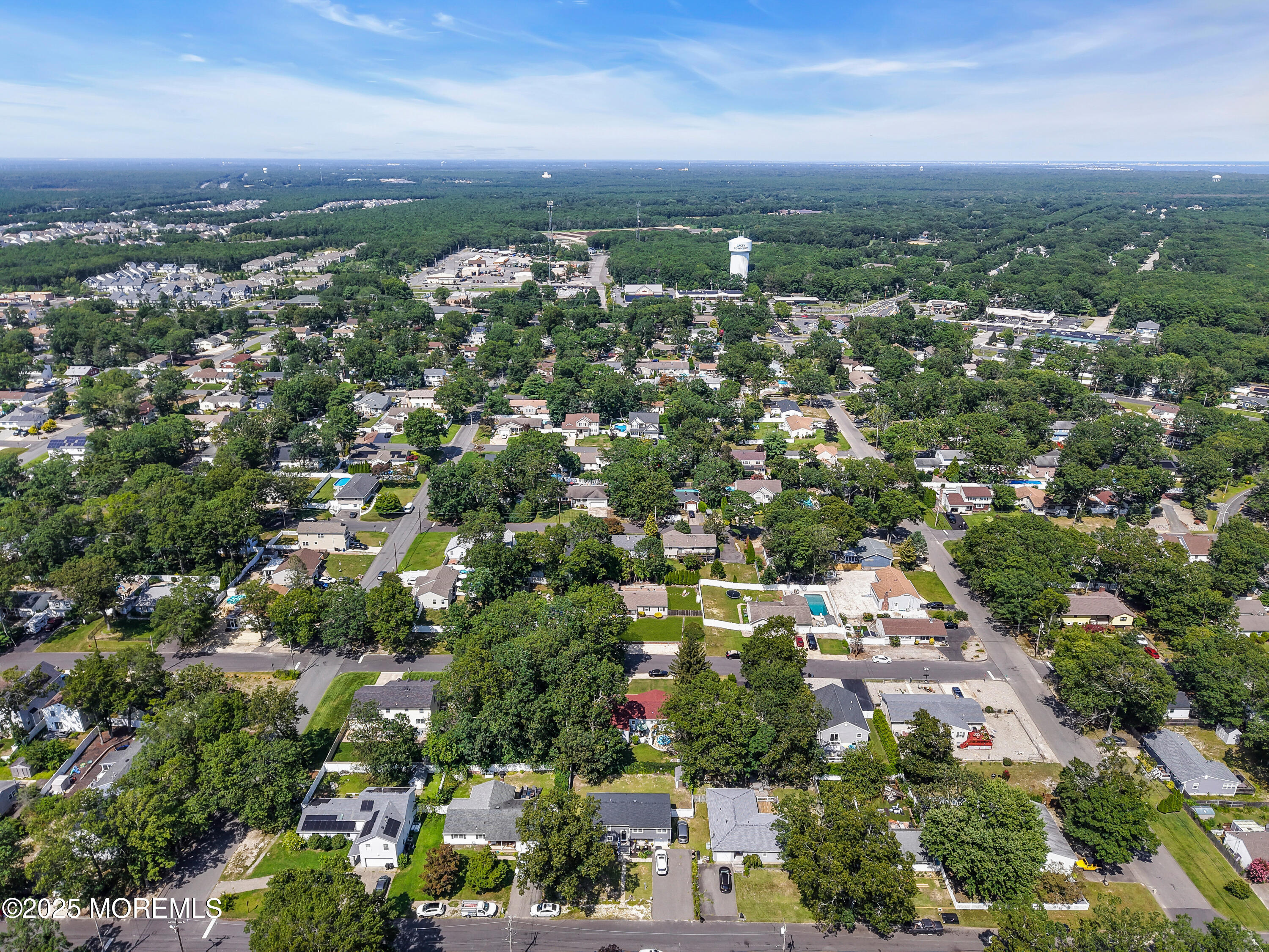 810 Devon Street Forked River, NJ 08731 - Photo 37 of 43 an aerial view of a city with lots of residential buildings