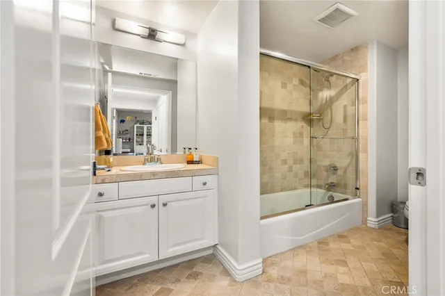 a view of a building with outdoor seating