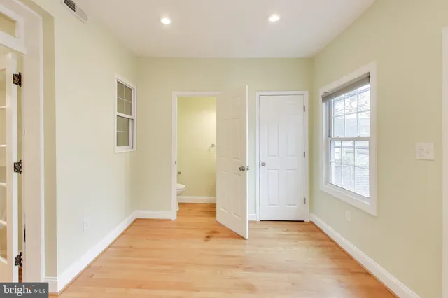 a view of an empty room