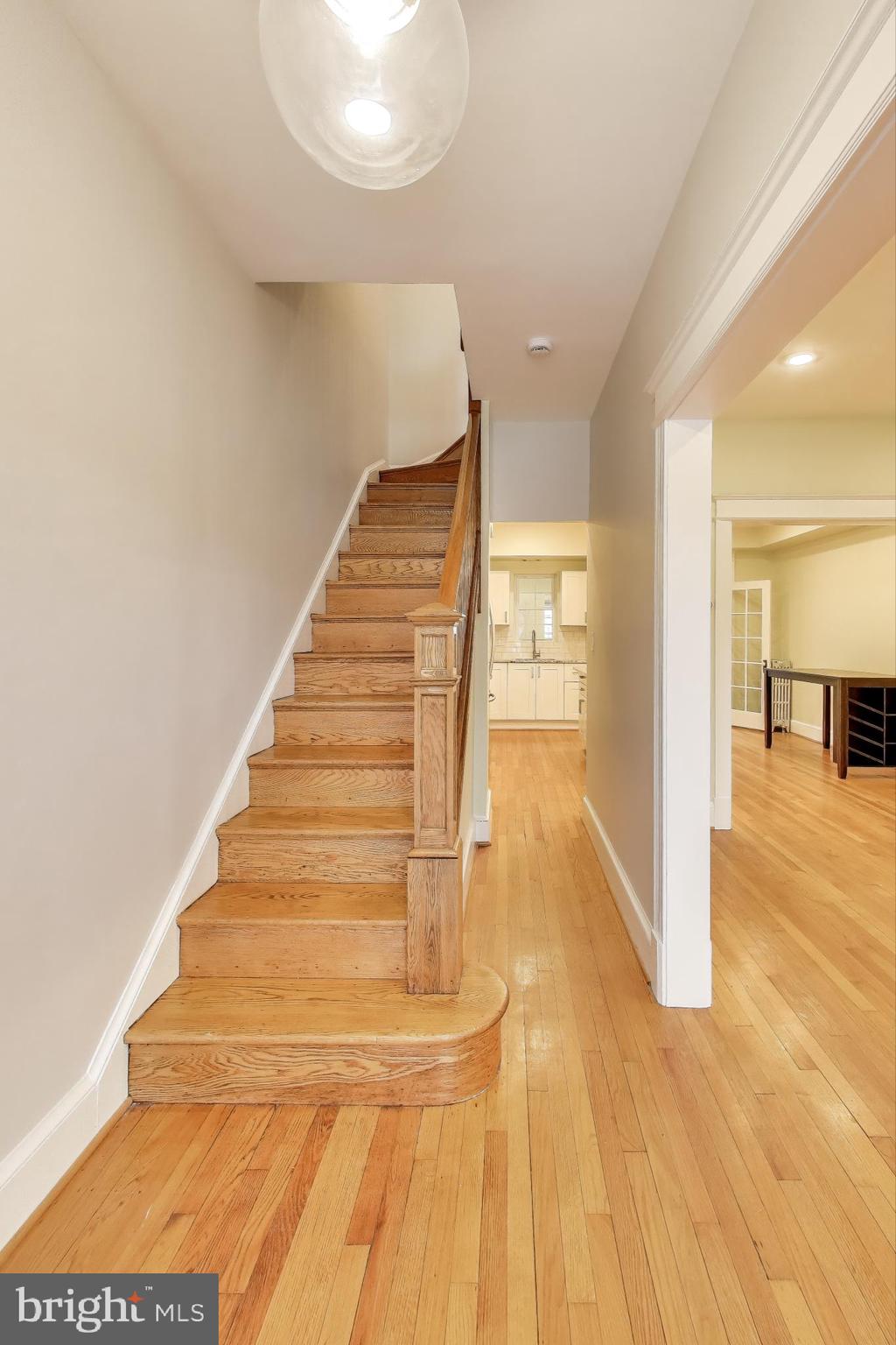 628 Madison Street Northwest Washington, DC 20011 - Photo 3 of 47 a view of an entryway with wooden floor