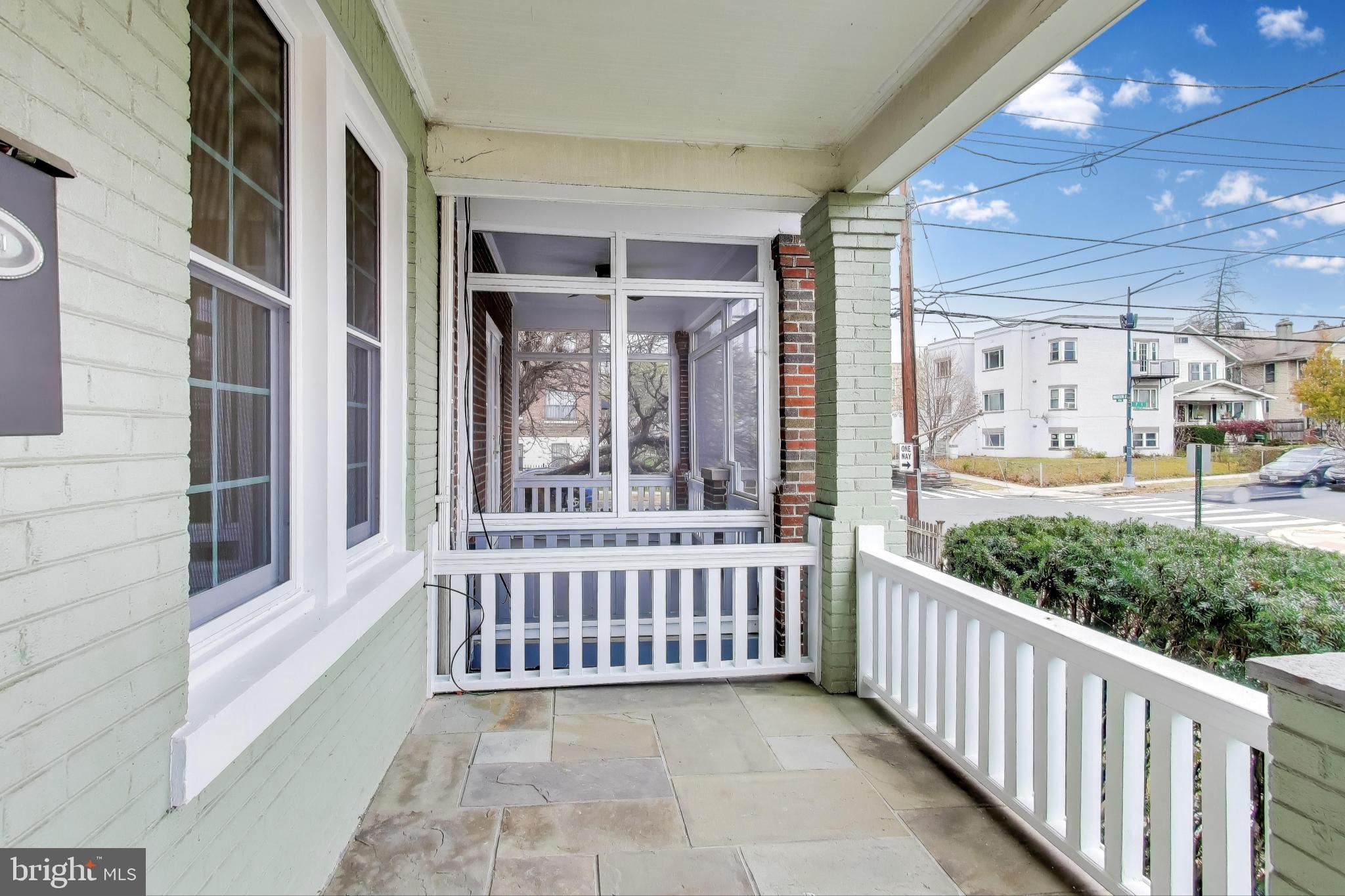 628 Madison Street Northwest Washington, DC 20011 - Photo 36 of 47 a view of a porch with a porch