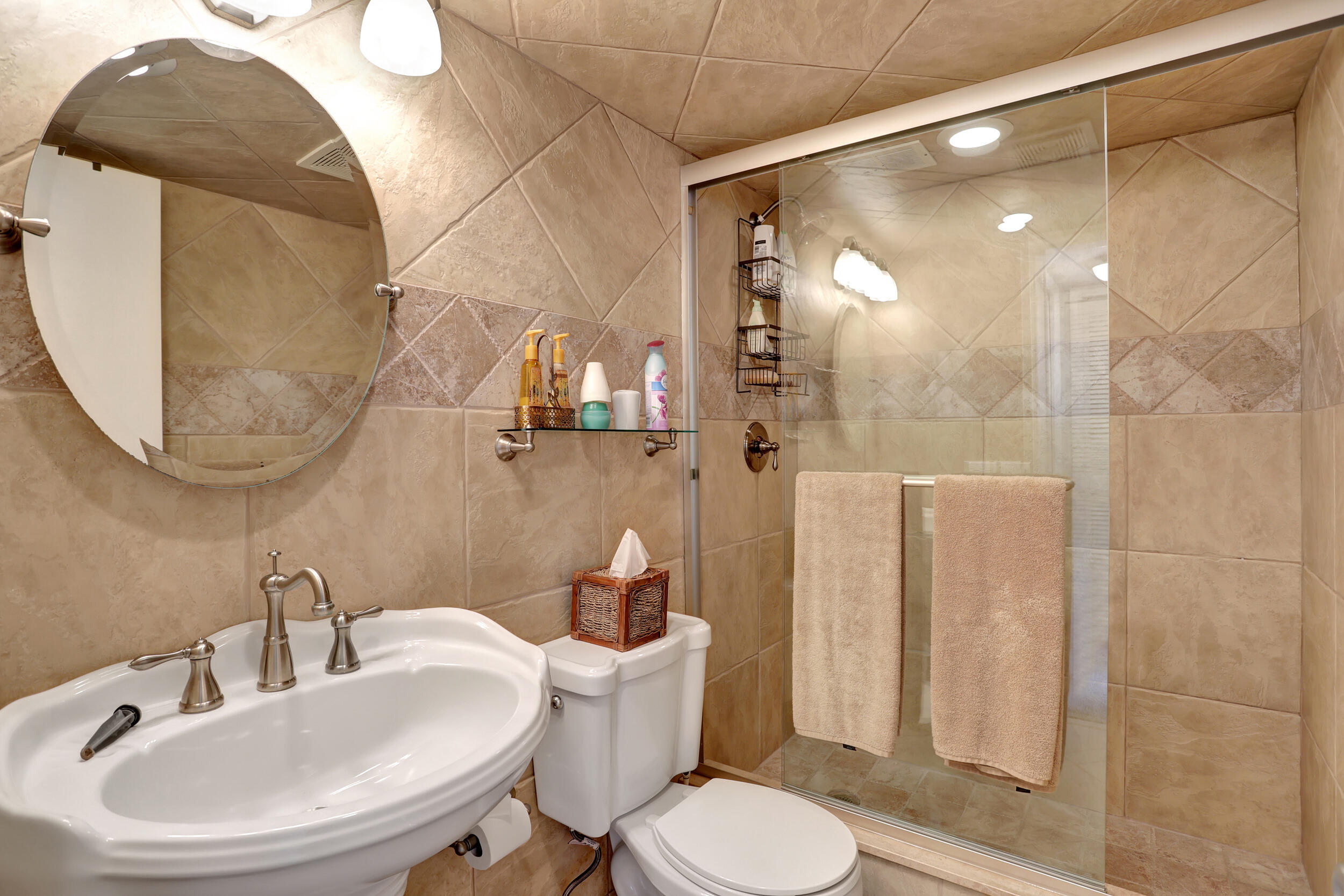 3001 South Course Drive, Unit 508 Pompano Beach, FL 33069 - Photo 18 of 36 a bathroom with a sink toilet and shower