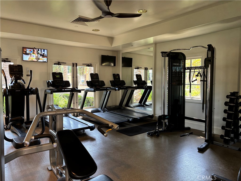 37 Peony Irvine, CA 92618 - Photo 50 of 56 a view of a room with gym equipment