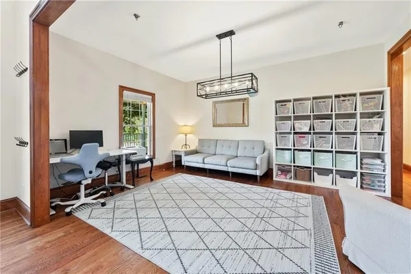 a spacious bathroom with stainless steel appliances double vanity and a sink