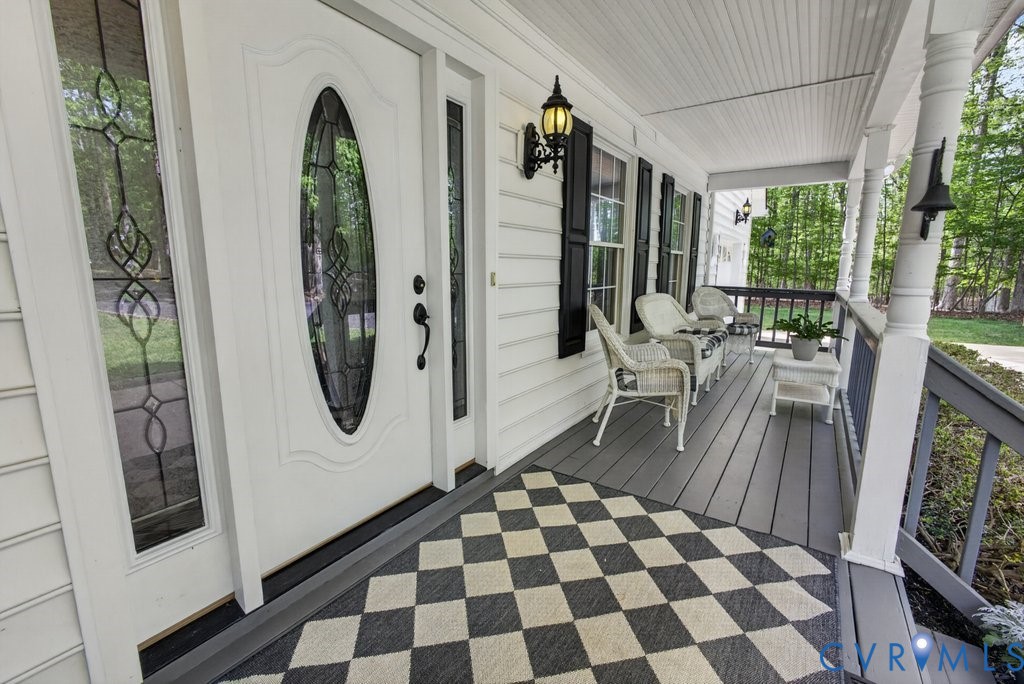 173 Covenant Way Bumpass, VA 23024 - Photo 5 of 63 Welcoming front porch featuring a white entry door