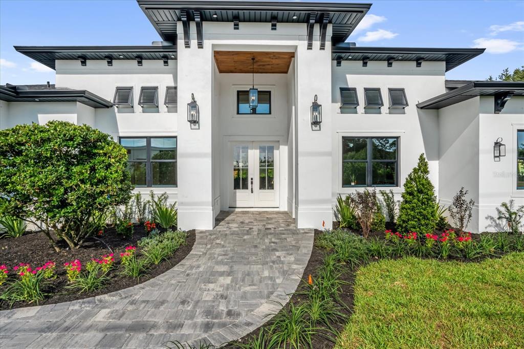 a house with a outdoor space