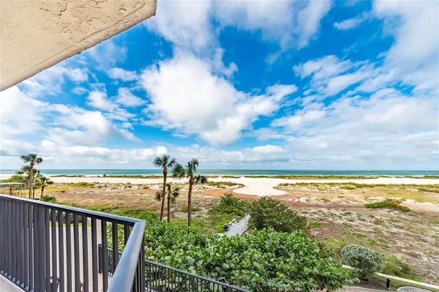 a view of an ocean from a balcony