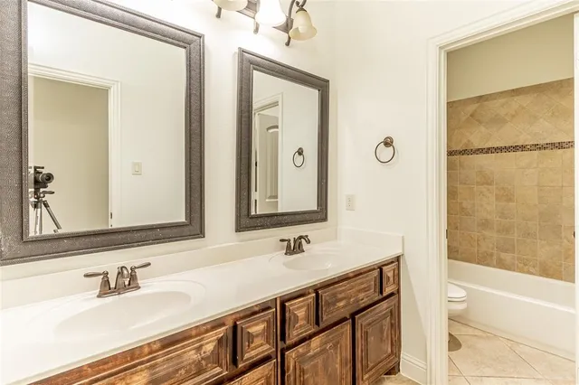 a bathroom with a sink