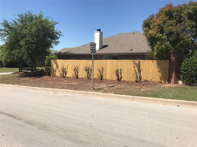 a house view with a garden