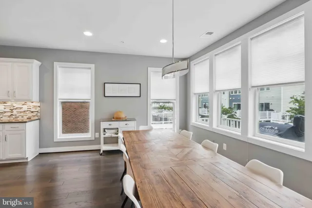 a large living room with a large window