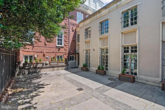 a view of a building with many windows