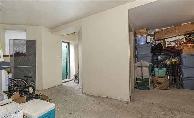 a view of a storage & utility room