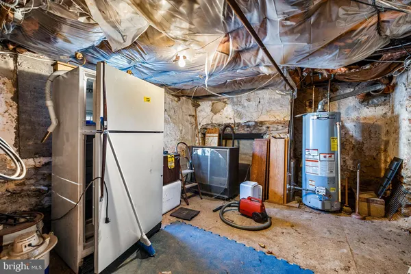 a view of store room with racks