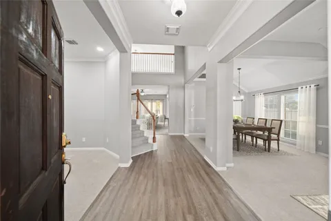 a view of livingroom with furniture and window