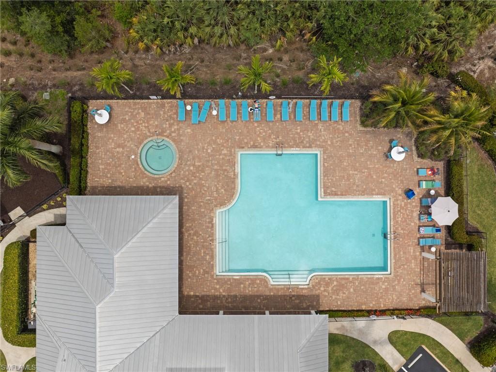 3419 Pilot Circle Naples, FL 34120 - Photo 35 of 39 an aerial view of a house with a garden