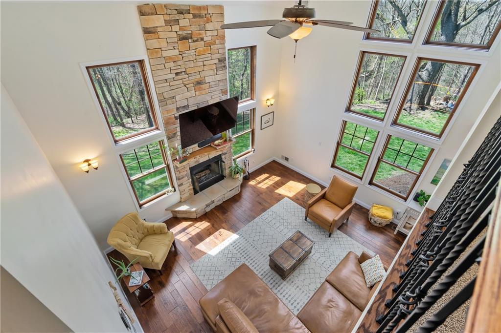 2175 Lovi Road Freedom, PA 15042 - Photo 4 of 36 a living room with furniture and a fireplace