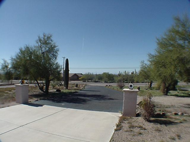 Looking out from Car Port