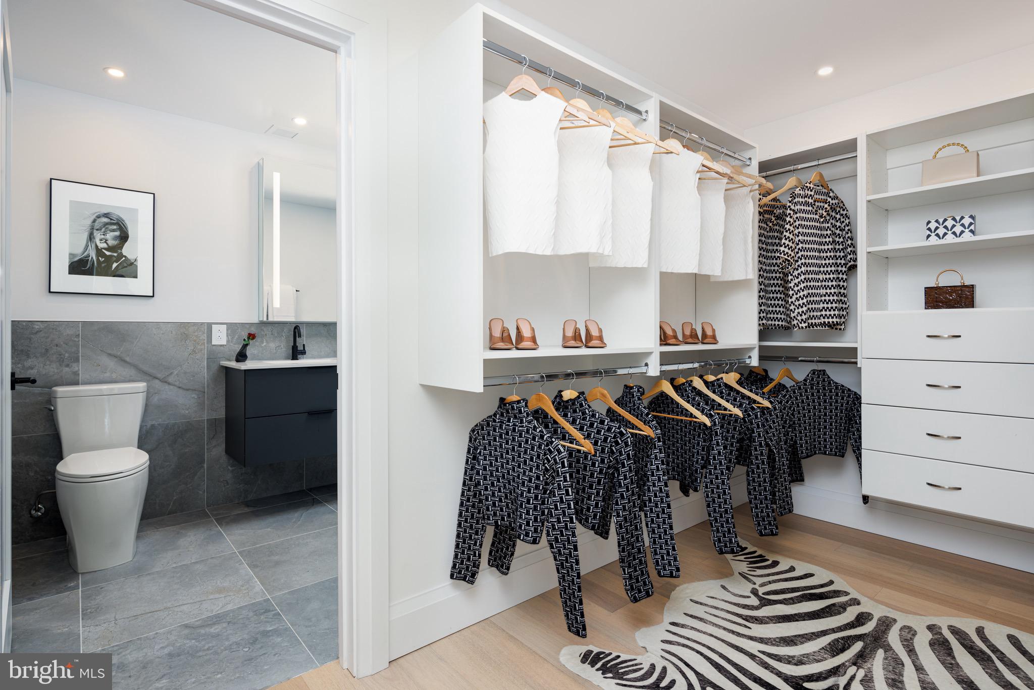 1099 Germantown Avenue, Unit A Philadelphia, PA 19123 - Photo 19 of 53 a walk in closet and a bathroom