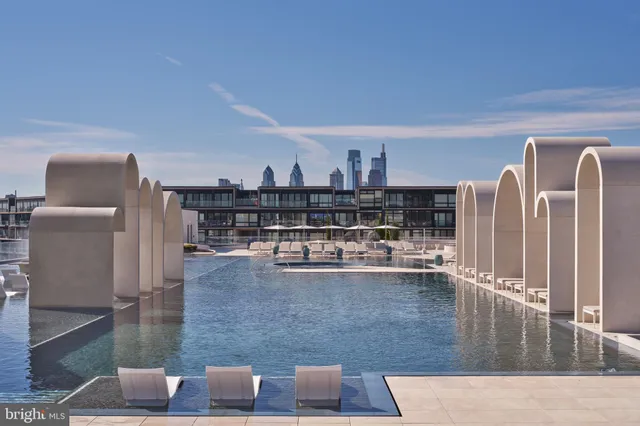 a view of balcony with furniture