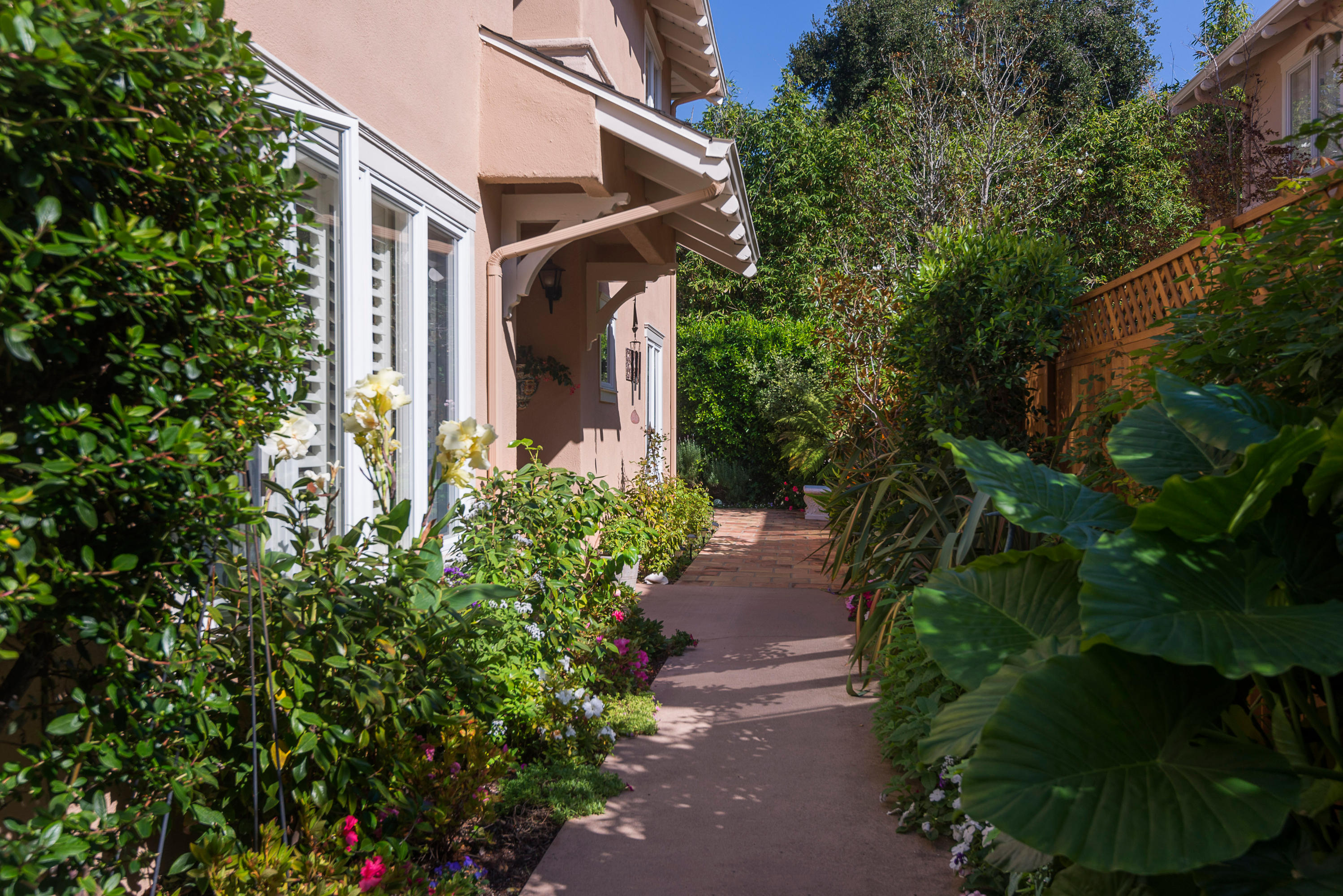 1319 Danielson Road Santa Barbara, CA 93108 - Photo 1 of 18 a view of a pathway with flower plants