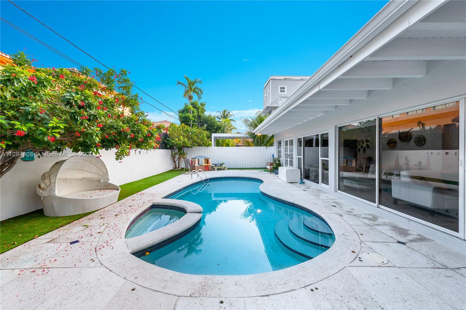 749 Ridgewood Road Key Biscayne, FL 33149 - Photo 27 of 34 a view of outdoor space yard deck and patio