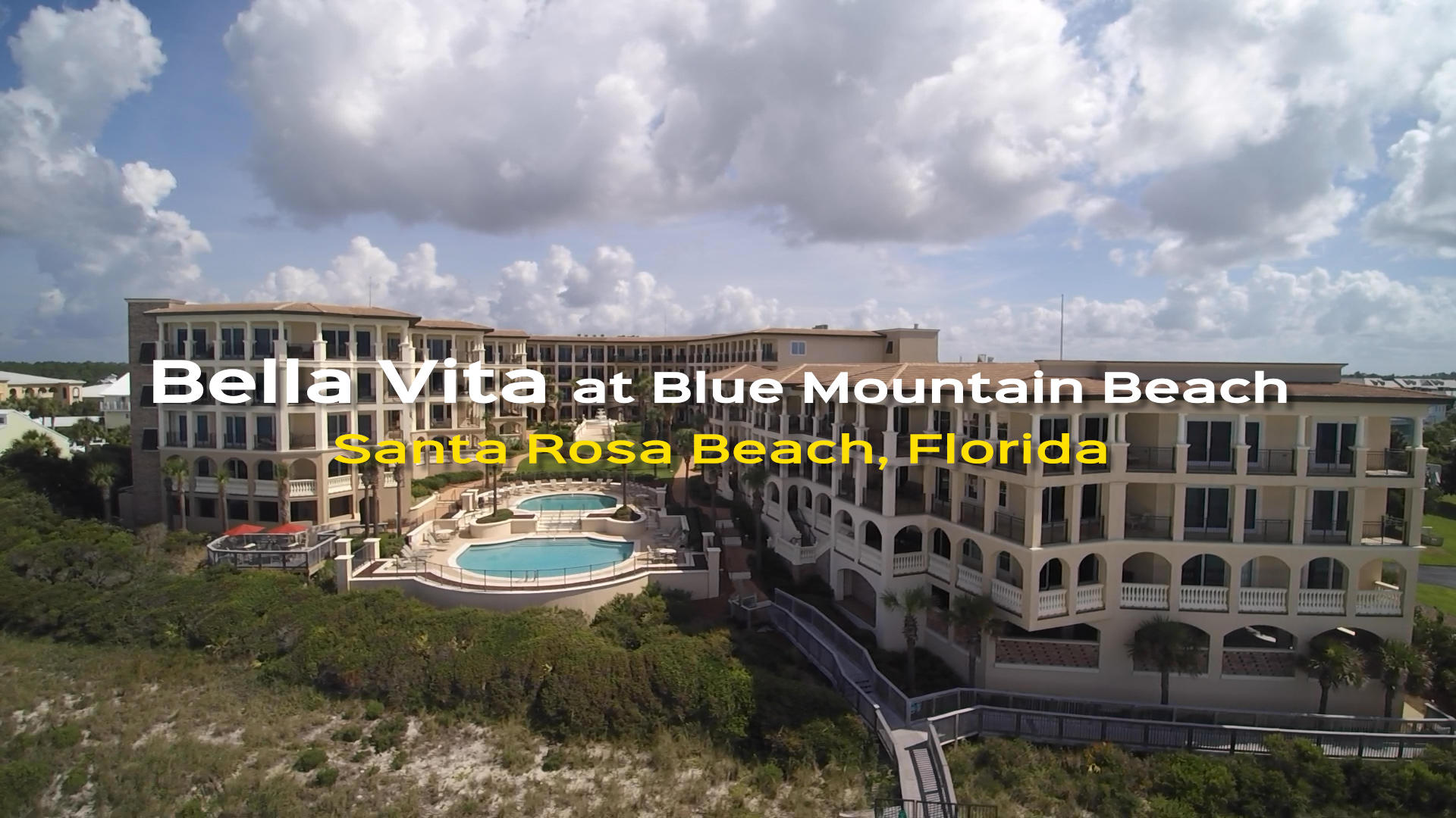 56 Blue Mountain Road, Unit B303 Santa Rosa Beach, FL 32459 - Photo 4 of 47 a view of swimming pool with outdoor seating and yard in the back