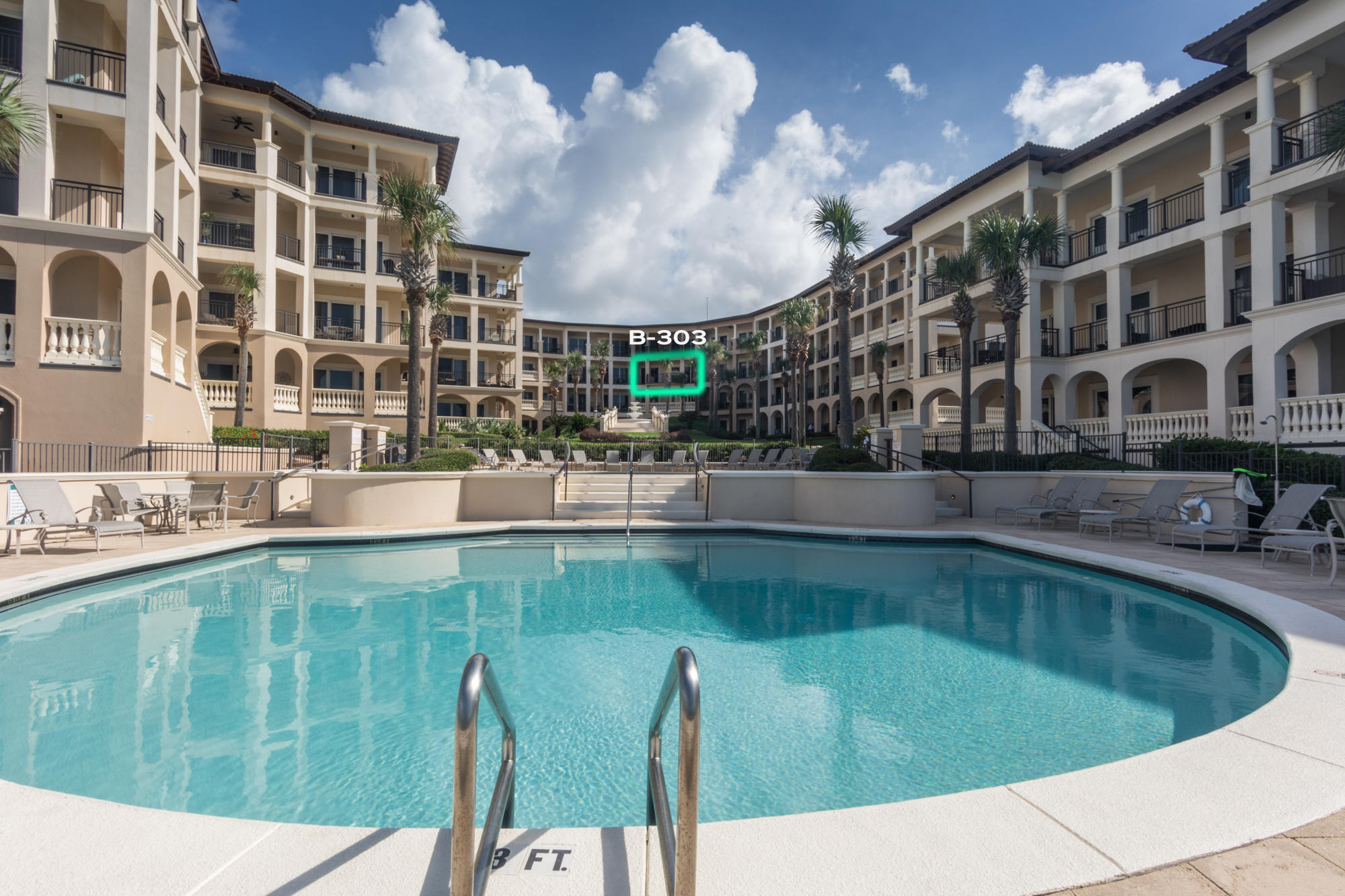 56 Blue Mountain Road, Unit B303 Santa Rosa Beach, FL 32459 - Photo 6 of 47 a view of a swimming pool and outdoor seating