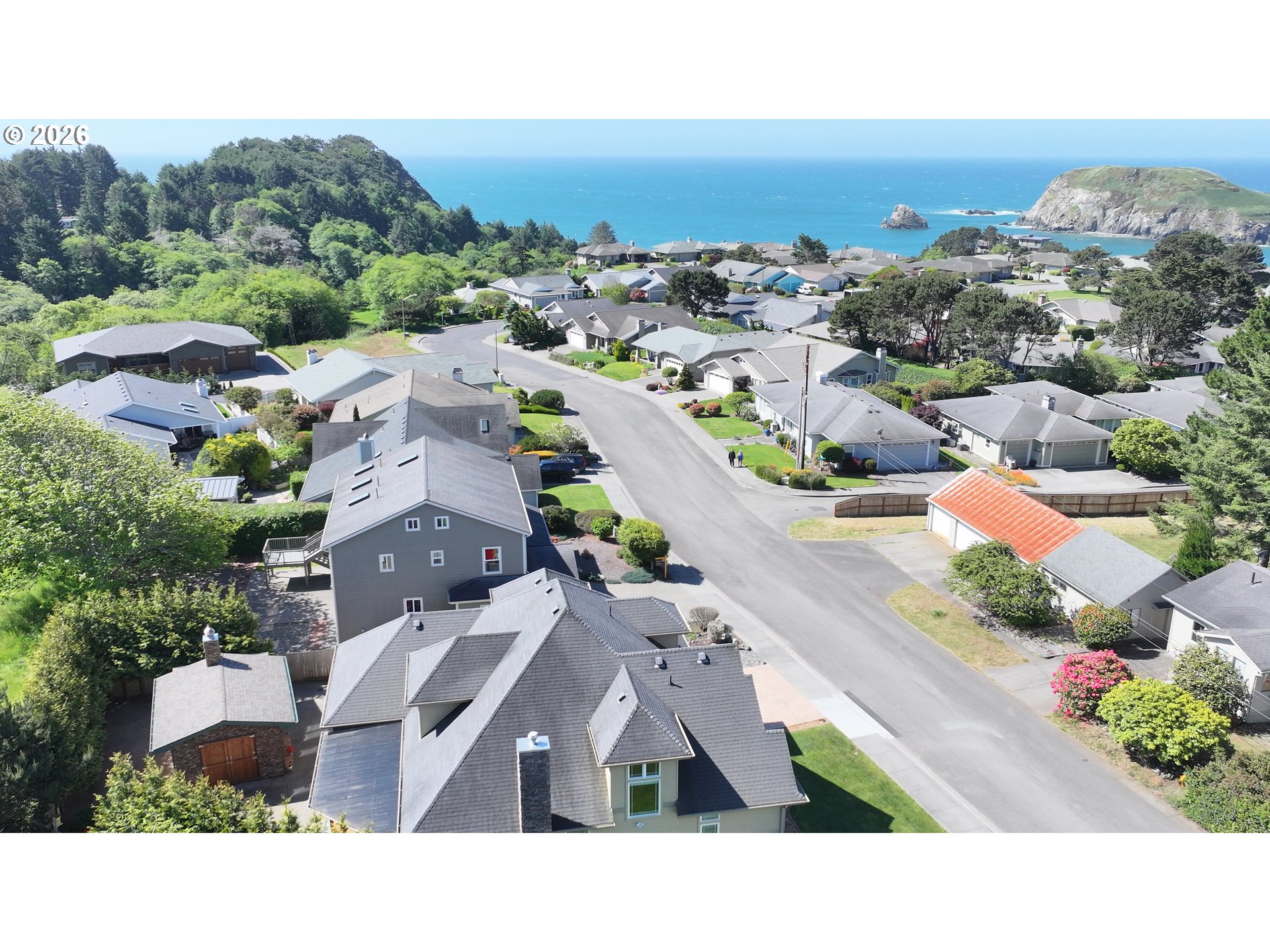 17199 Passley Road Brookings, OR 97415 - Photo 40 of 46 Drone View/UAV