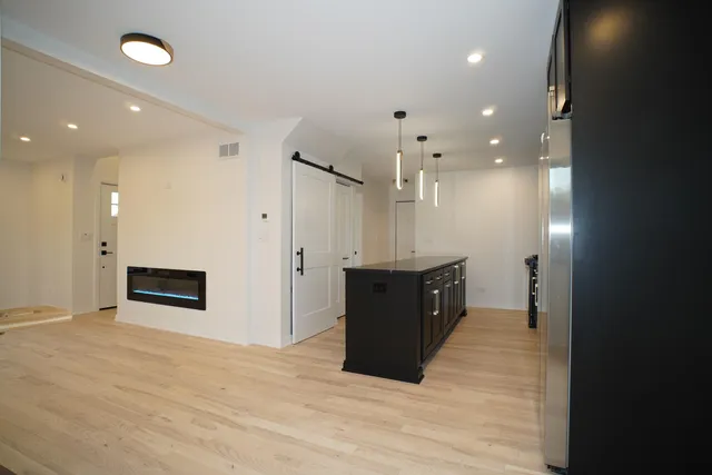 a view of a electric appliances in a room