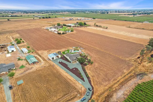 an aerial view of beach and ocean