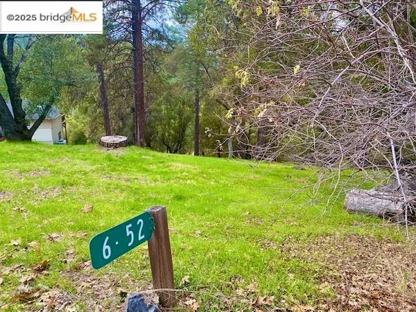 a street sign that is sitting in the middle of a yard