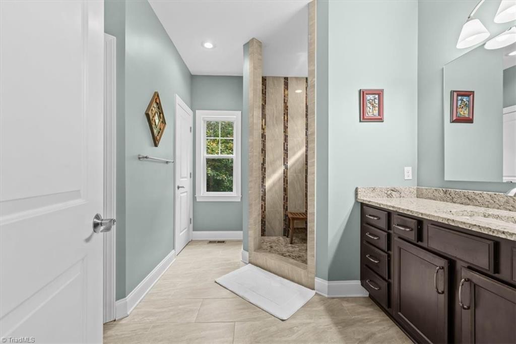 7355 Pisgah Covered Bridge Road Asheboro, NC 27205 - Photo 18 of 50 Primary en suite with custom shower