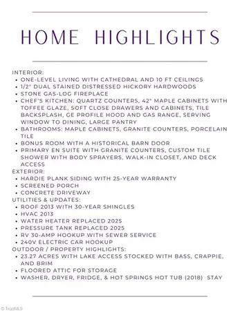 $950,000 | 7355 Pisgah Covered Bridge Road, Troy, NC 27371